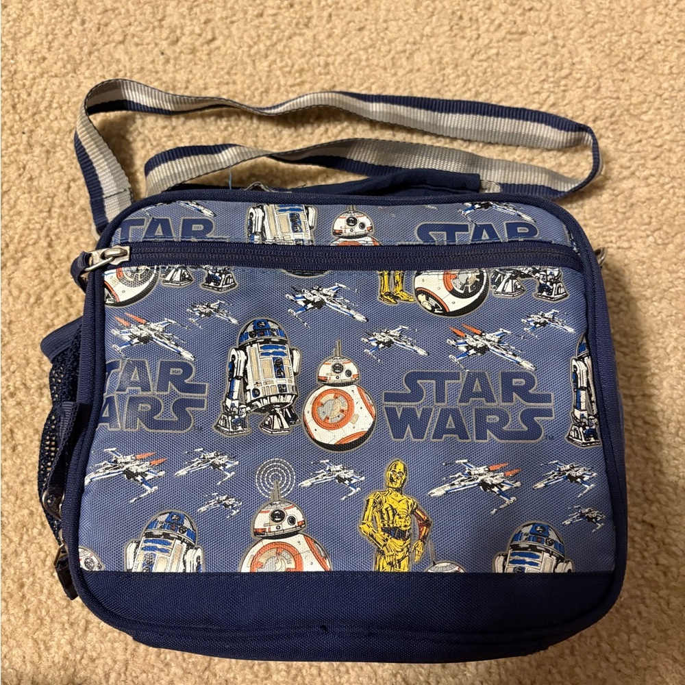 Used Multicolor Pottery Barn Kids Star Wars Insulated Lunch Bag